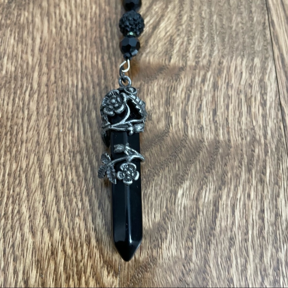 Gemstone Point Crystal Necklace - Picture 6 of 14